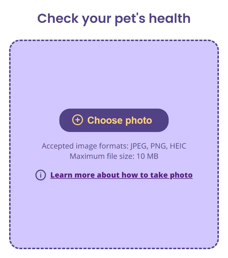 Catsme Analyze Cat Health Upload