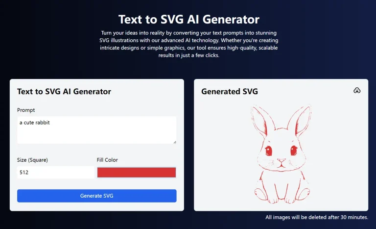 Text to SVG AI Generator