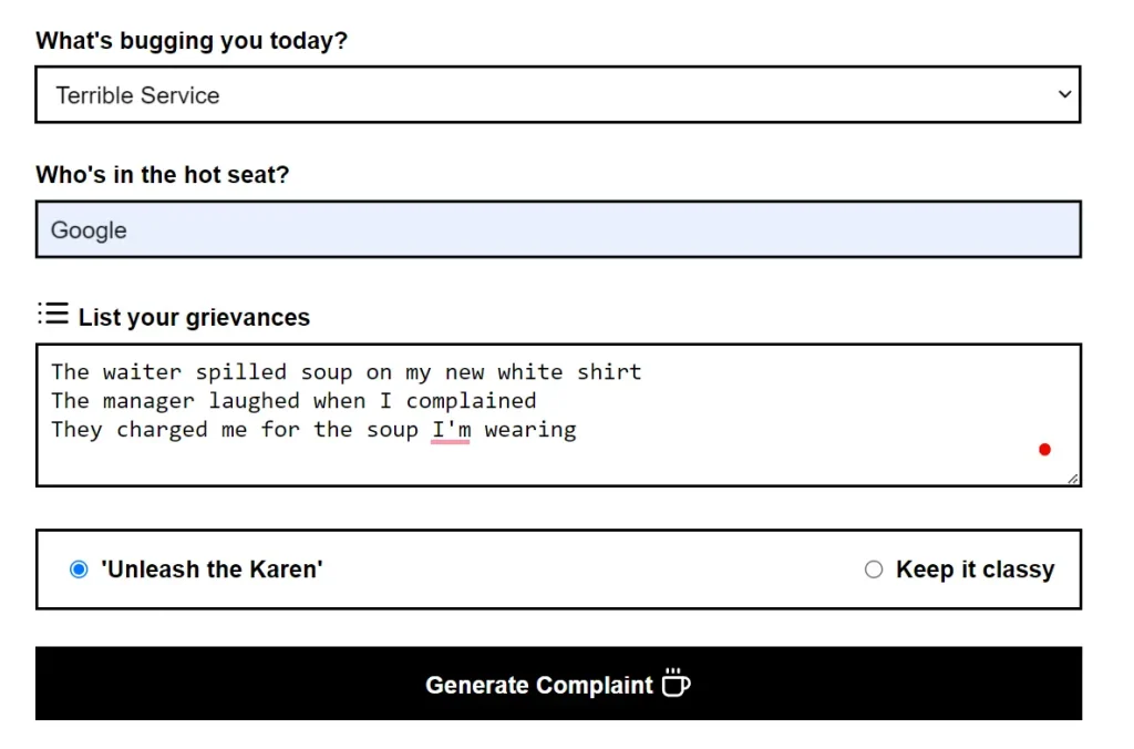 Sincerely Karen Service