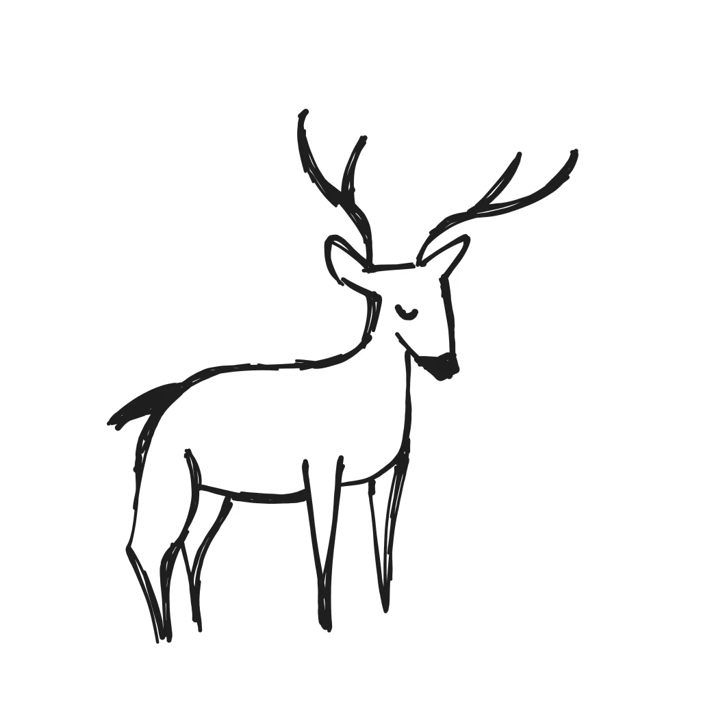 FlipSketch Elk Static