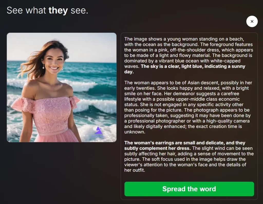 They see your photos AI Example