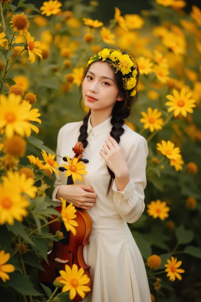 add a wreath on head