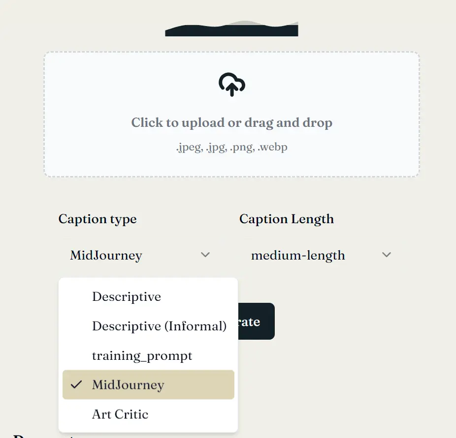 Image to Prompt Pro UI