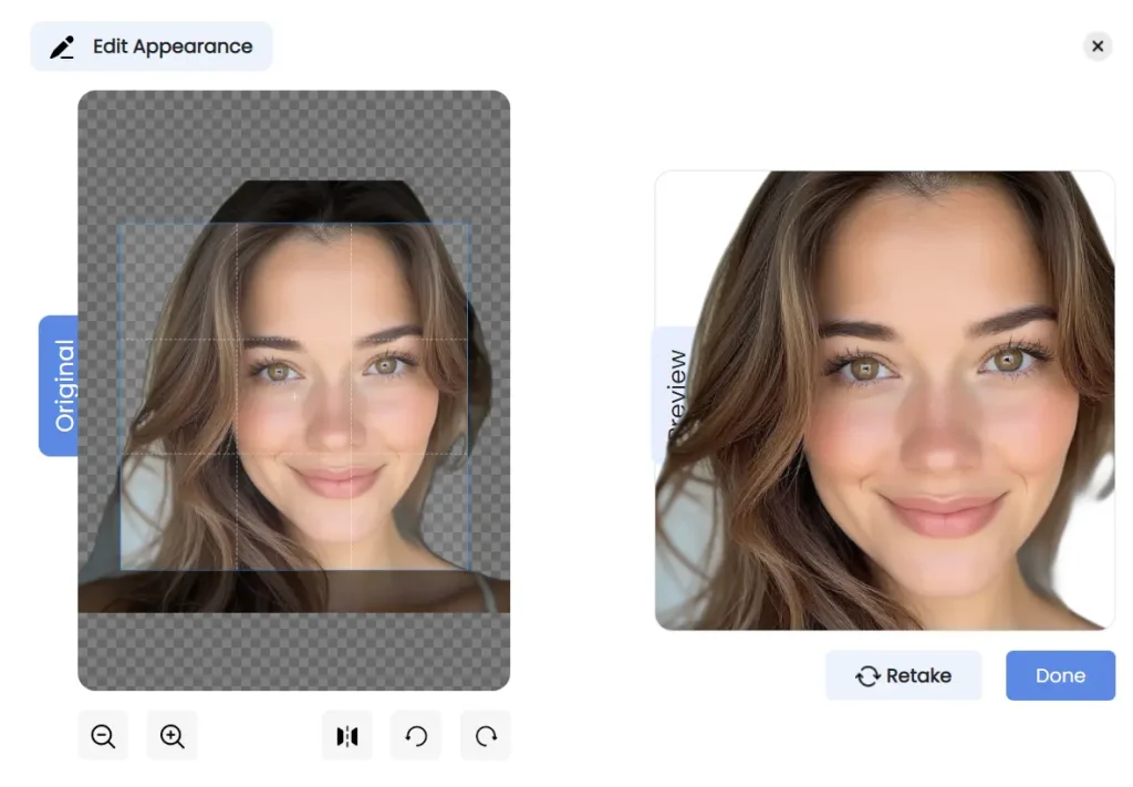 Passport Photo Maker Crop