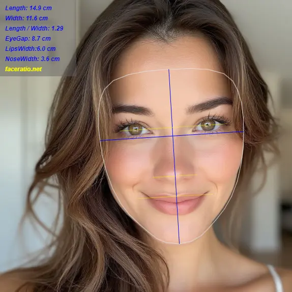 Golden Ratio Face Calculator Result