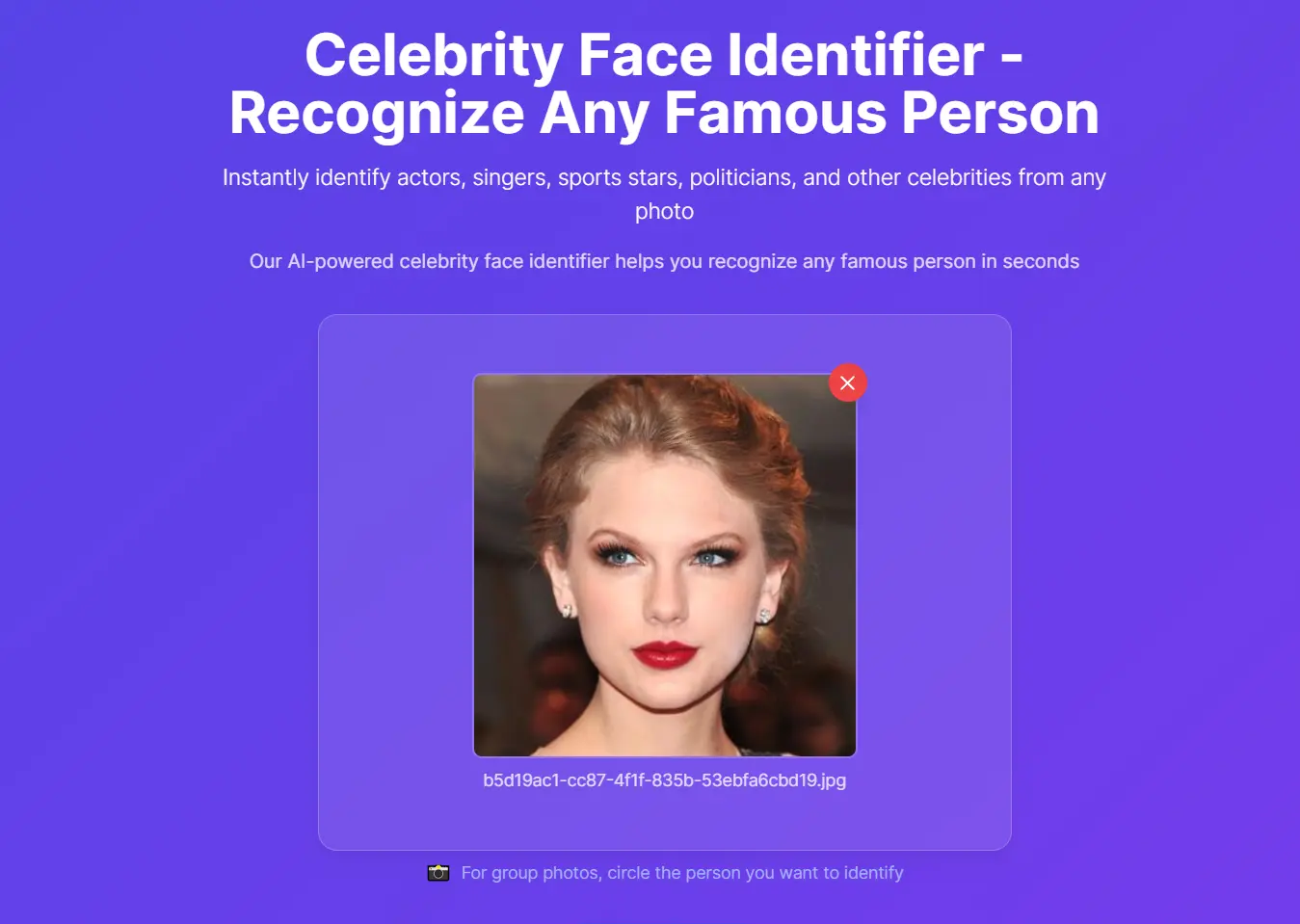 celebrity-face-identifier