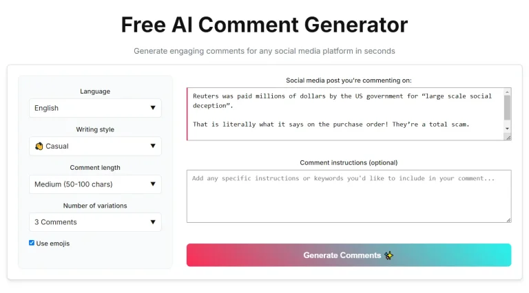 comment-generator-social-media