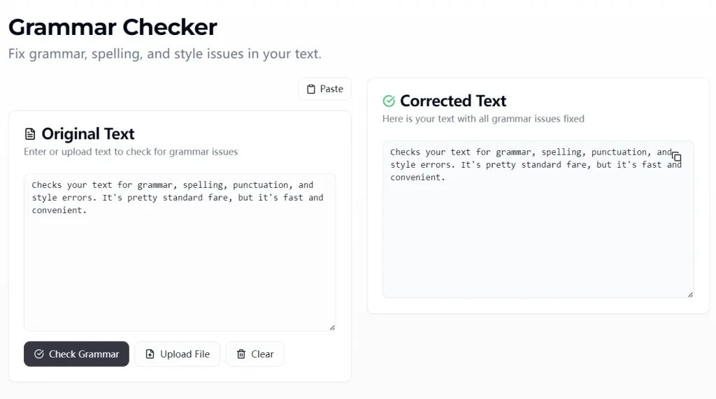 Quillbro Grammar Checker