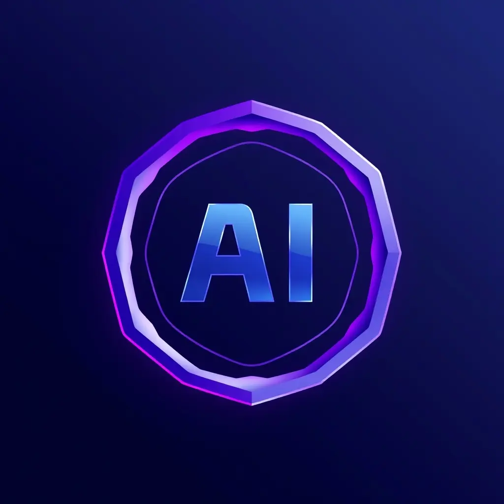 monetgen logo generater 3D style