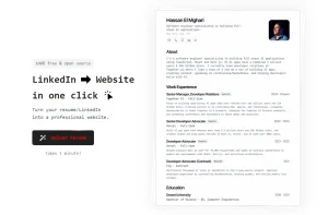 resume-linkedin-website