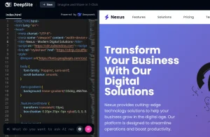 website-generator-deepseek