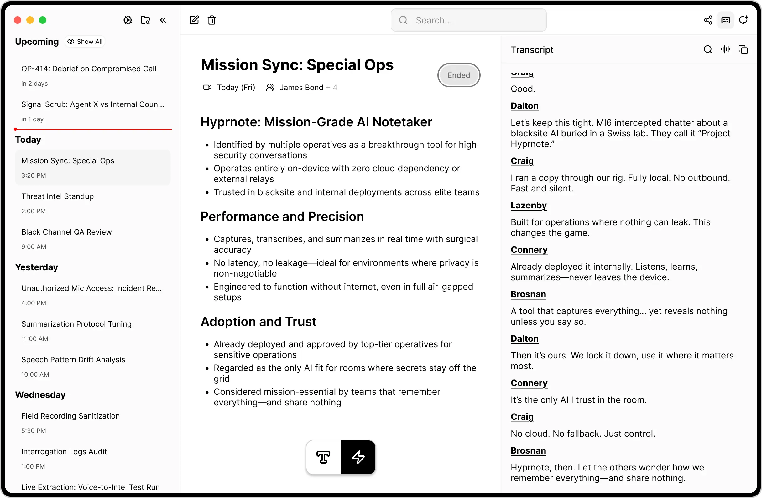 local-notepad-private-meetings