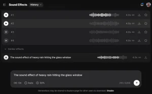 ElevenLabs Sound Effects