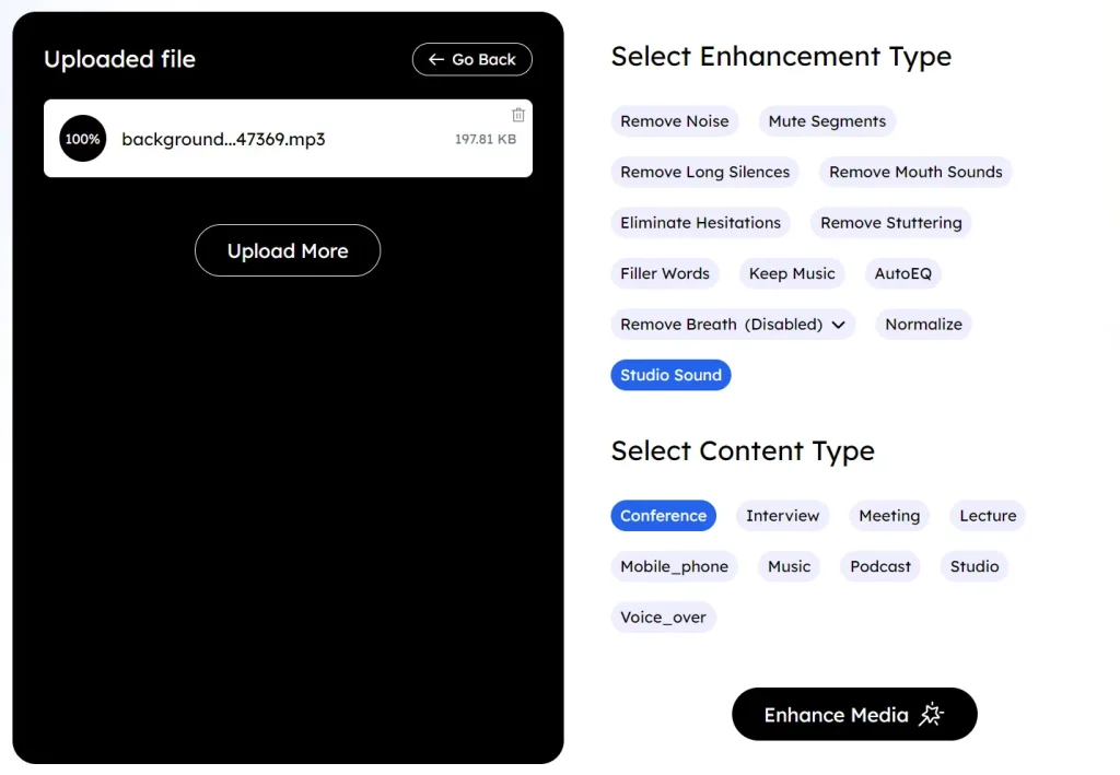 AI Voice Cleaner Config