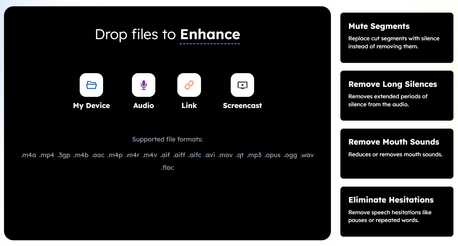 background-noise-cleaner