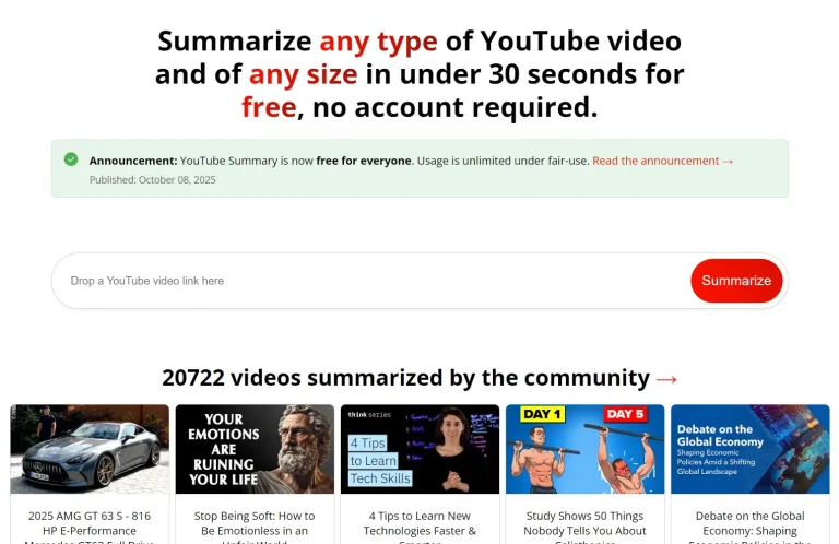youtube-summarizer-30-seconds