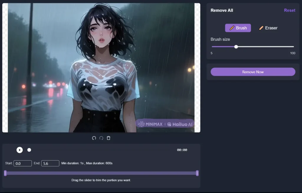 LogoRemover AI Image Brush Tool