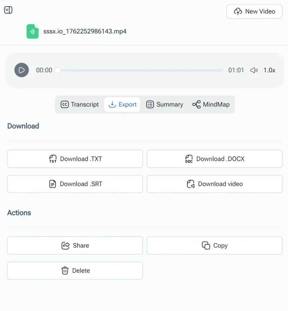Video Transcriber AI Download