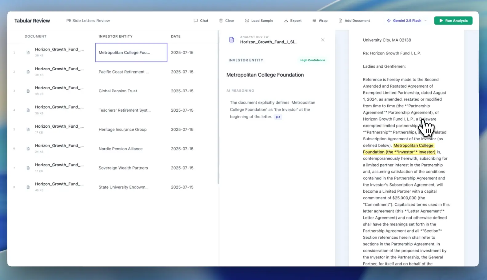 document-review-legal-tabular