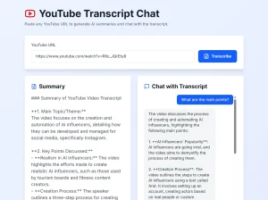 summarize-chat-youtube