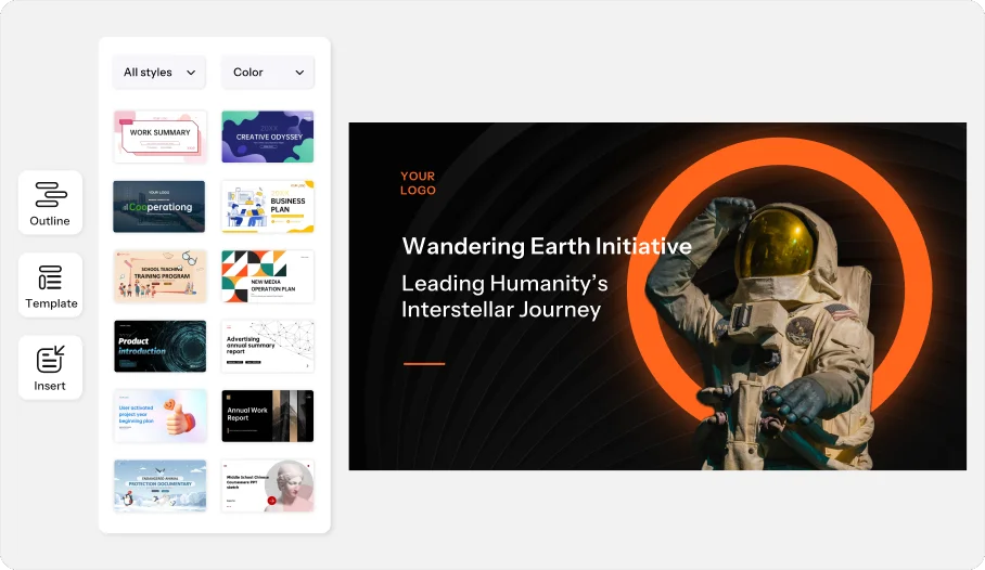 AiPPT One-Click PowerPoint Generator