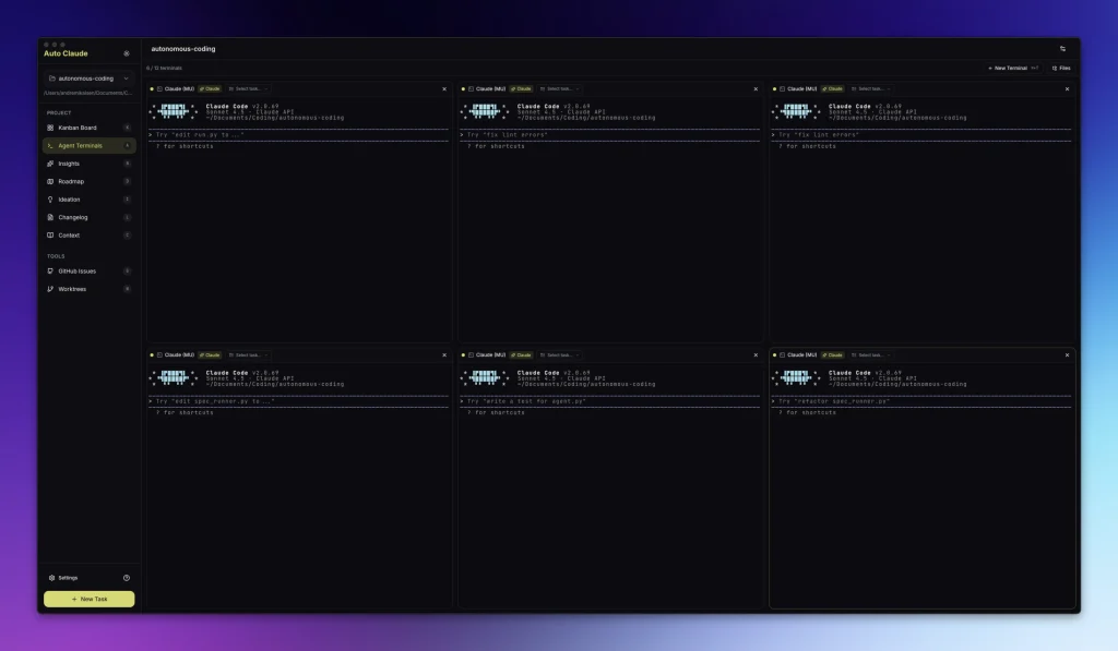 Auto-Claude-Agents-terminals