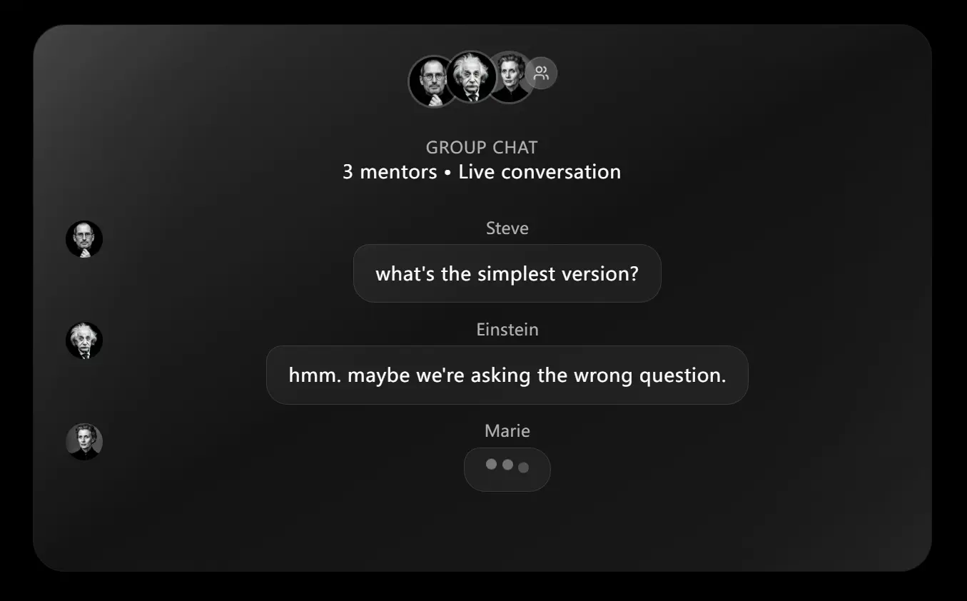 group-chat-ai-characters-infinite-bar