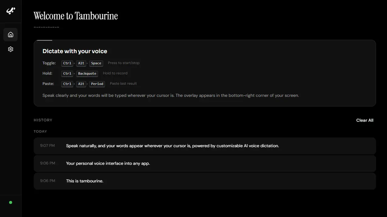private-ai-dictation-tambourine