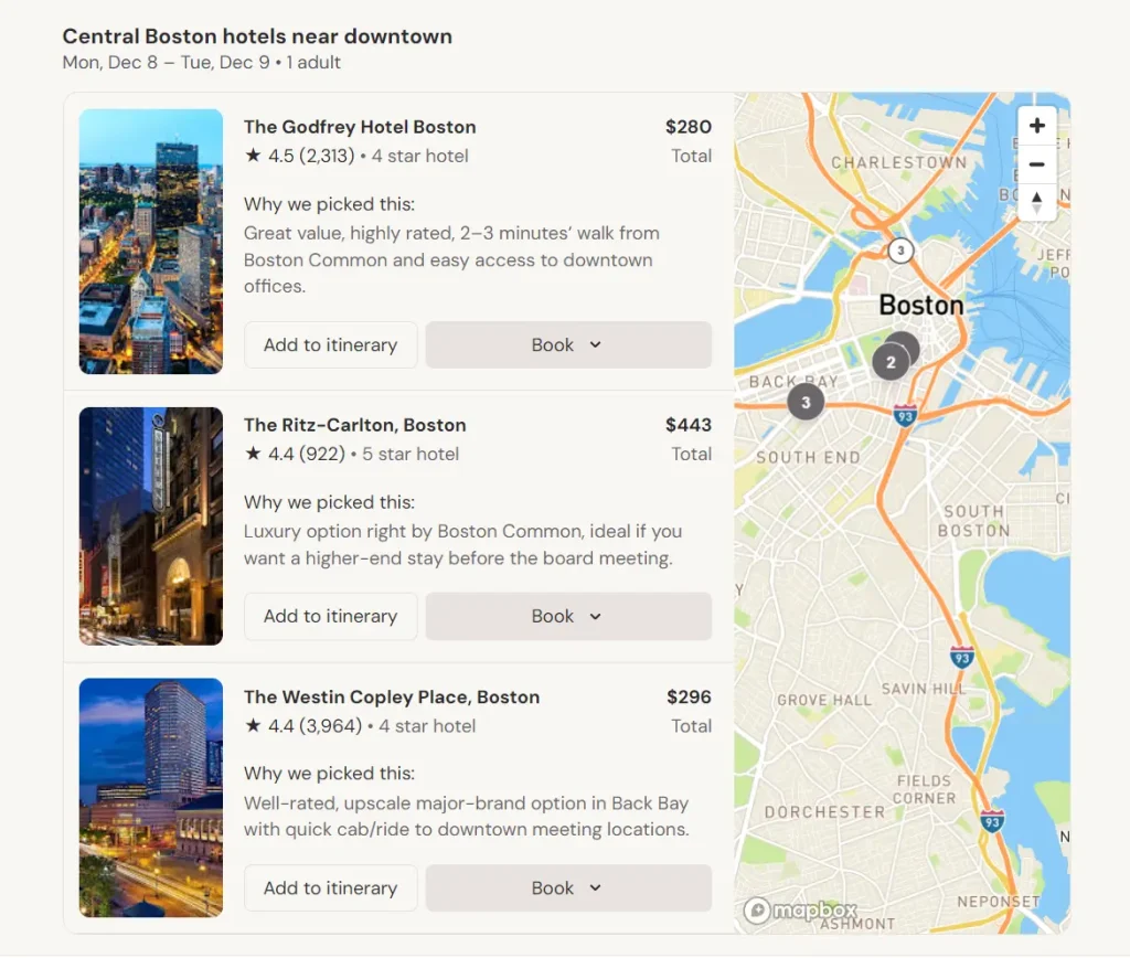 stardrift Hotel List