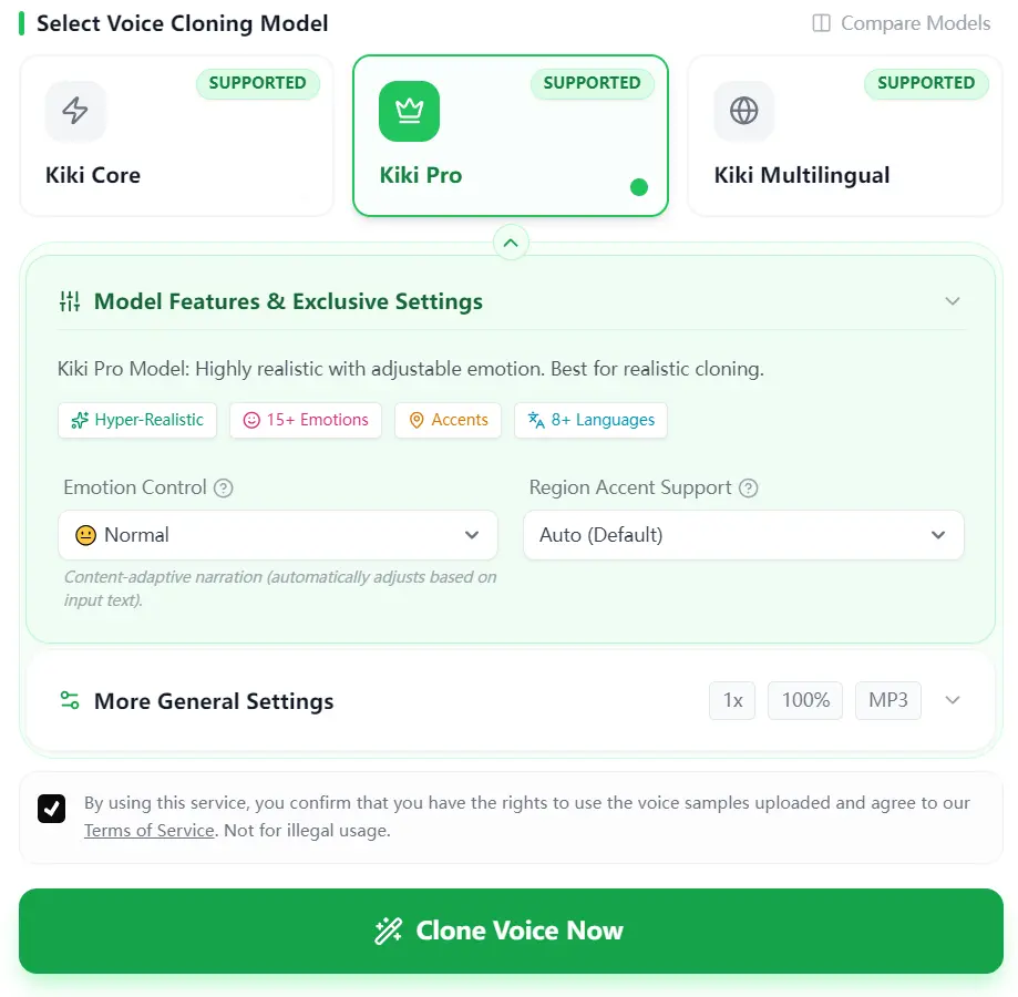 Kikivoice Select Model