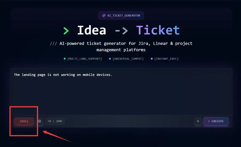 Ticketify Ticket Type