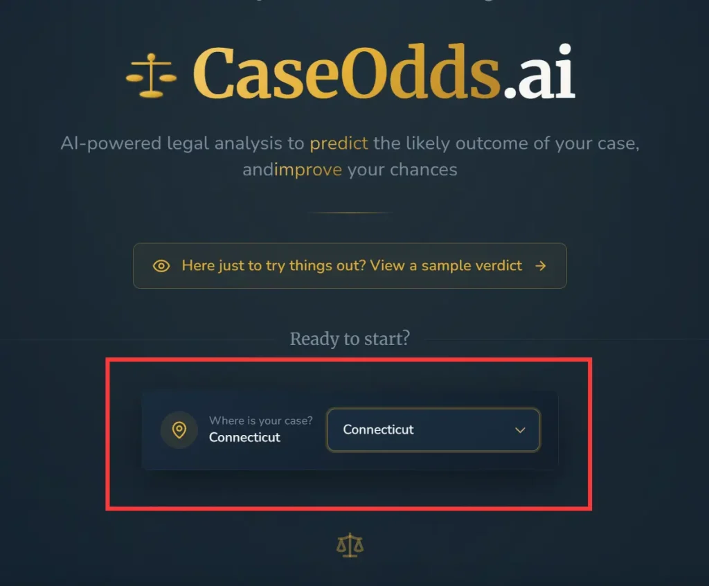 caseodds ai select country