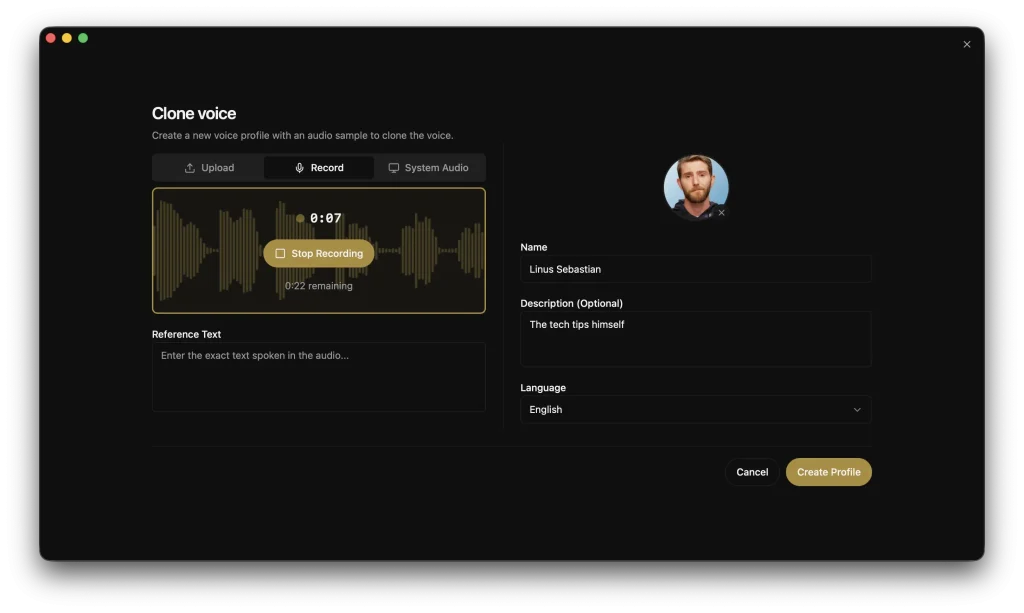 Voicebox Clone Voice