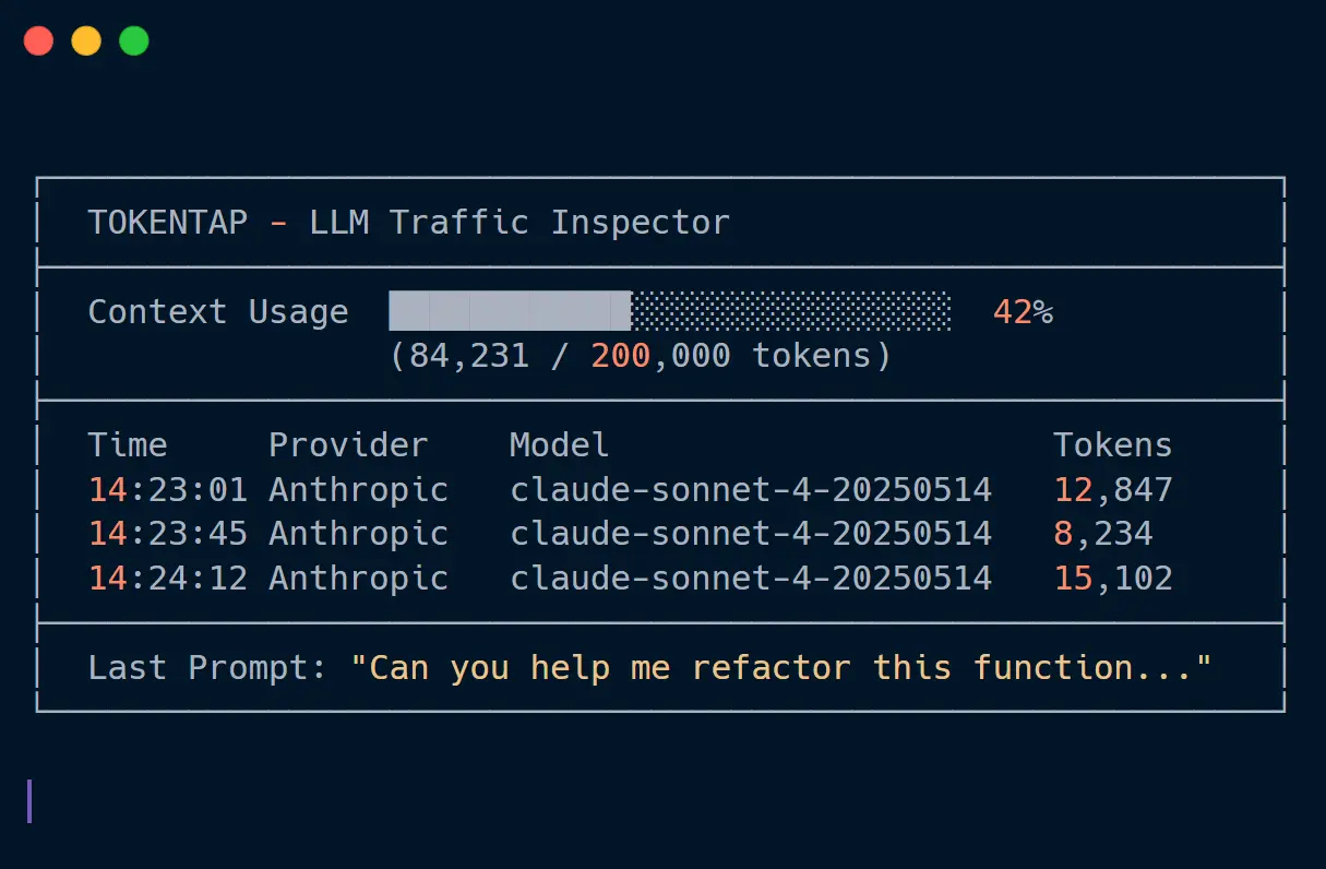 token-tracker-coding-agents-tokentap