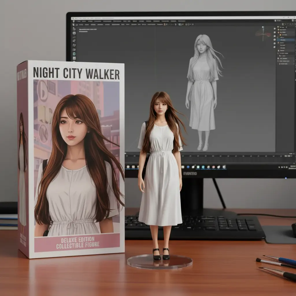 3D cartoon figurines NanoBanana