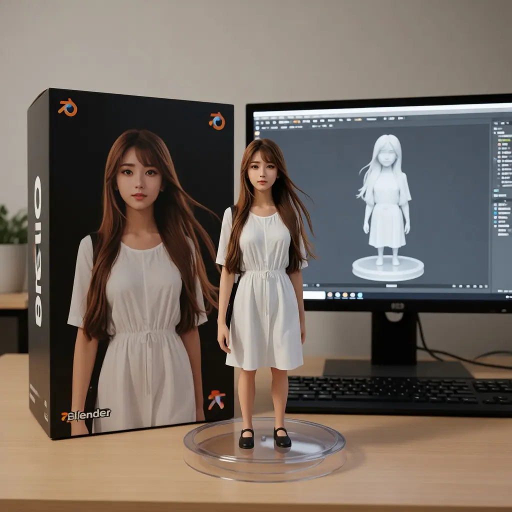 3D cartoon figurines PixPark AI