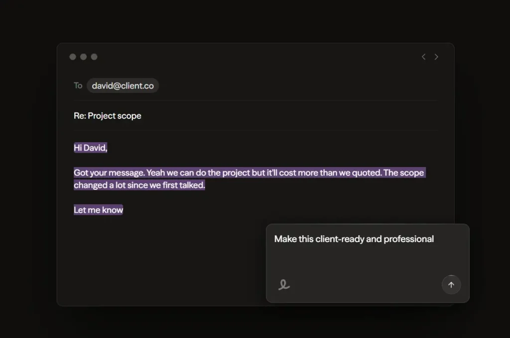 Lightfern Inline Composer