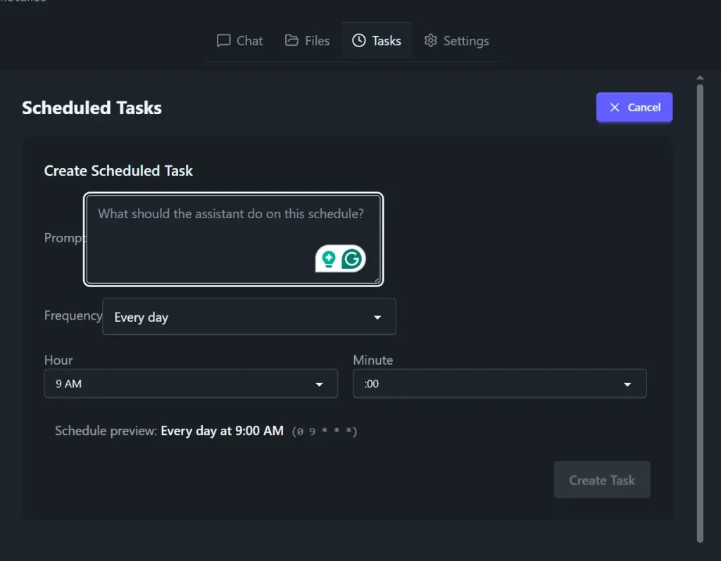 OpenBrowserClaw Task Manager