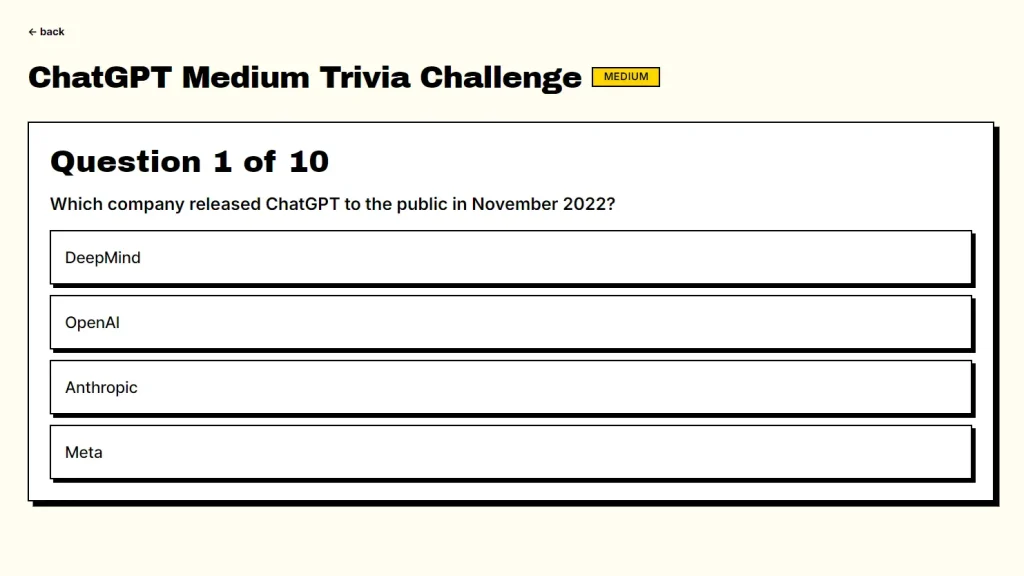 TriviaPixel Solo Play