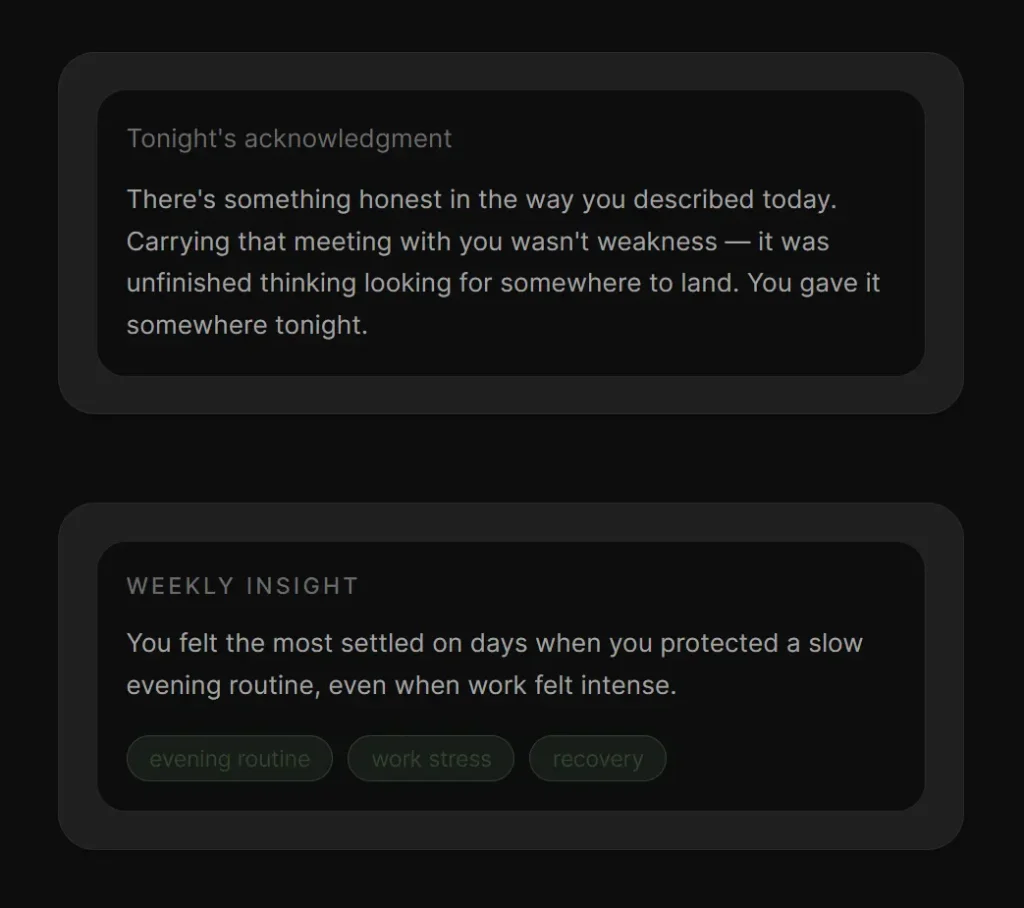 reflct app AI insights