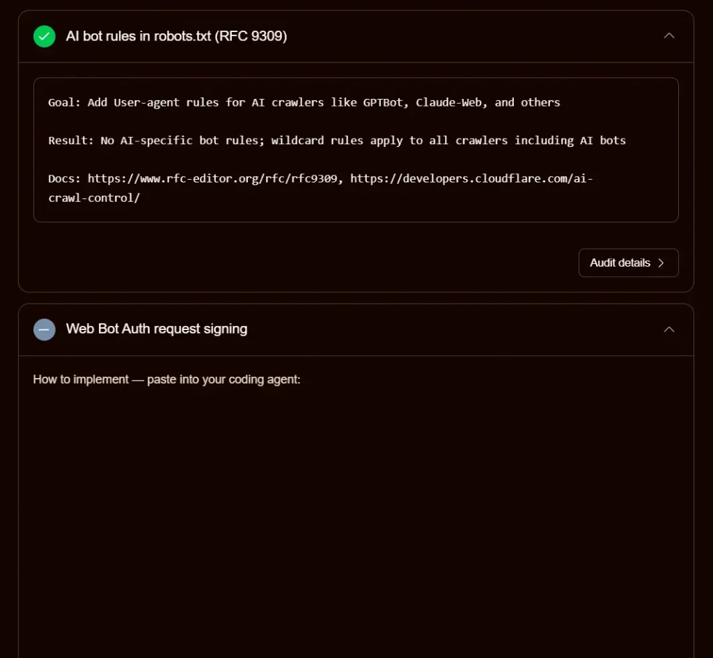 Is Your Site Agent-Ready Bot Access Control
