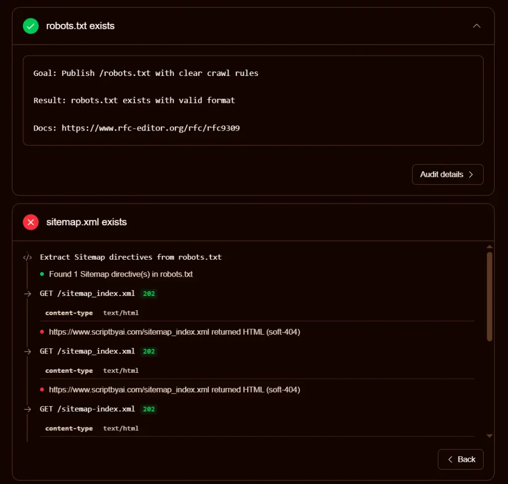 Is Your Site Agent-Ready Robot Sitemap