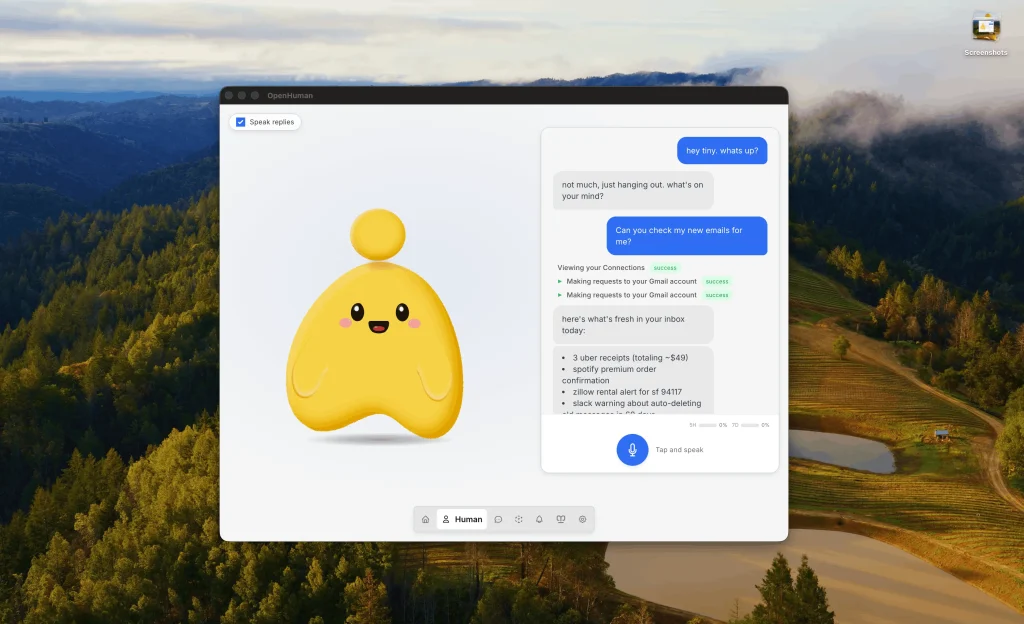 OpenHuman Desktop