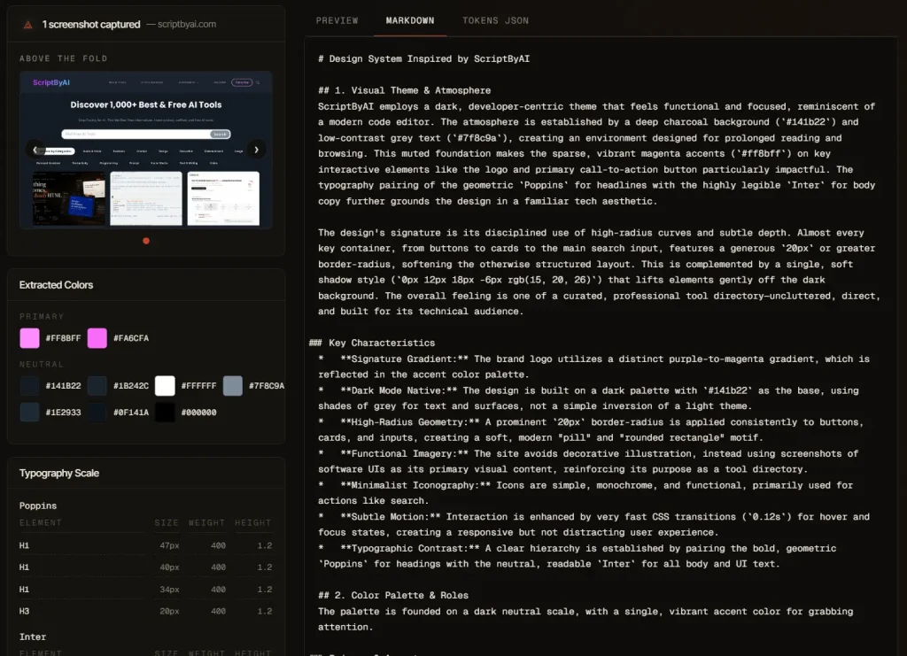 Scriptbyai Design System