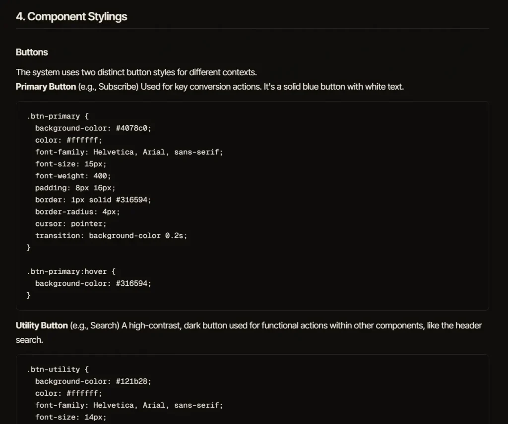 Scriptbyai Design System Component Styling