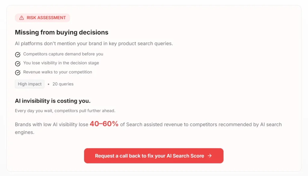 SearchScore AI Risk
