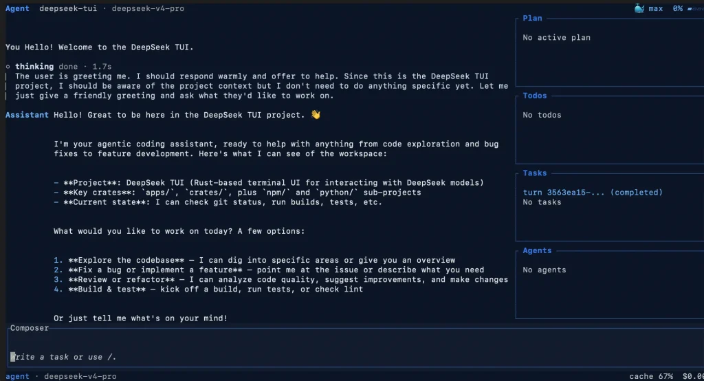 deepseek-tui-claude-code-alternative-cli-demo