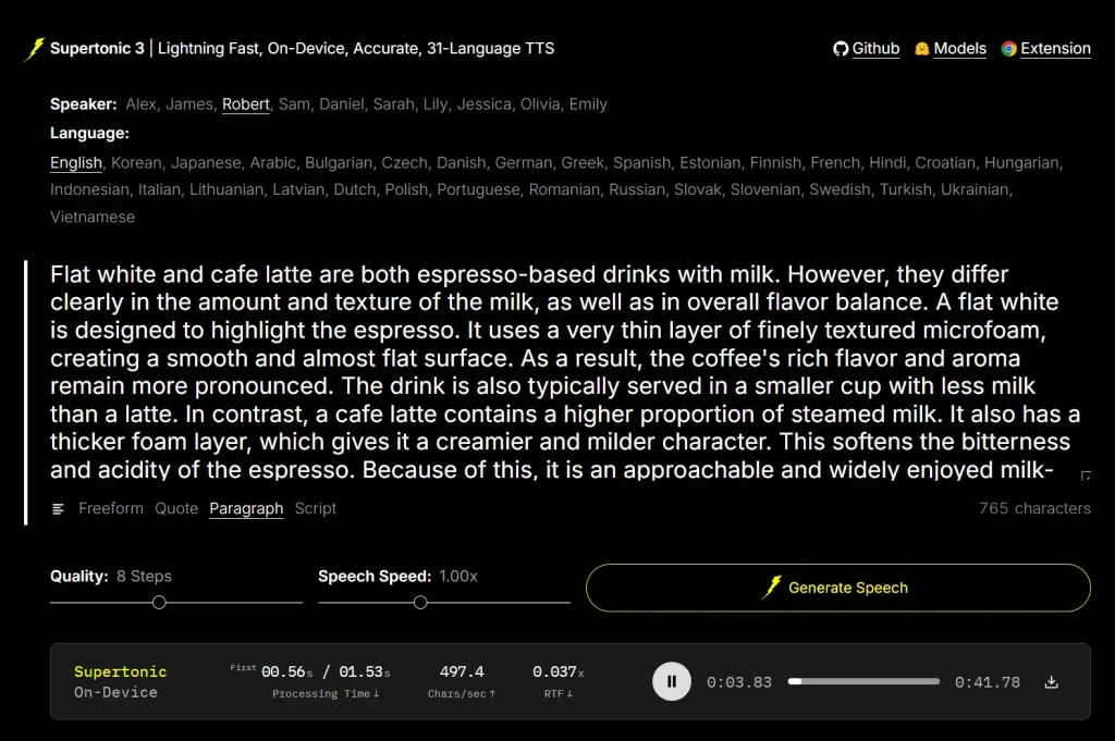 supertonic-3 live demo