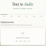 document-to-audio