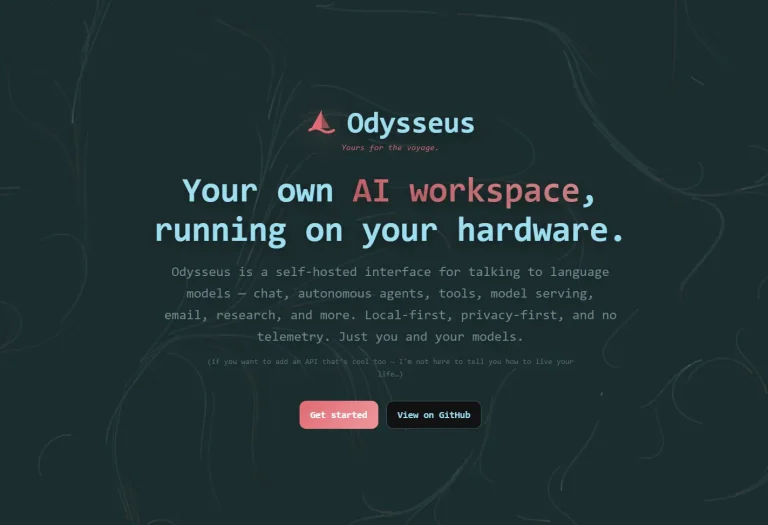 odysseus-self-hosted-ai-workspace